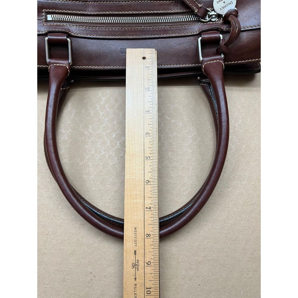 Vintage Dooney & Bourke Triple Pocket Satchel 90s Very Rare - Picture 10 of 12